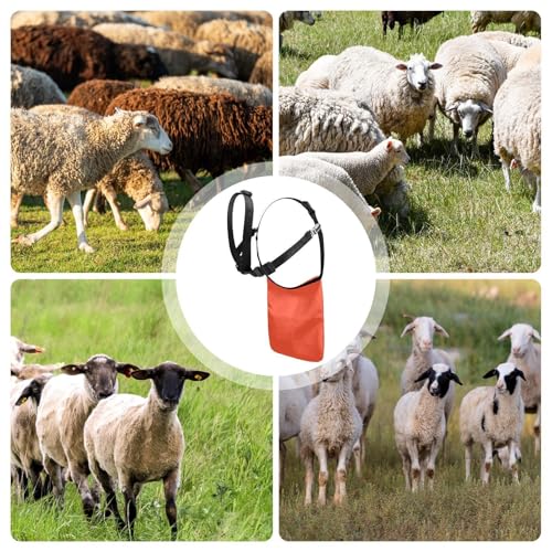 Goat Apron Anti Breeding, Adjustable Sheep Skirt Control Harness for Livestock, Anti Mating Protector for Goats Rams Sheep, Durable Farm Breeding Control Gear for Pasture Livestock Management
