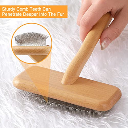 Hand Held Carpet Rake Sheepskin Wool Brush Carding Fur Restore Carpets Softness and Texture Let Rugs to New Looking