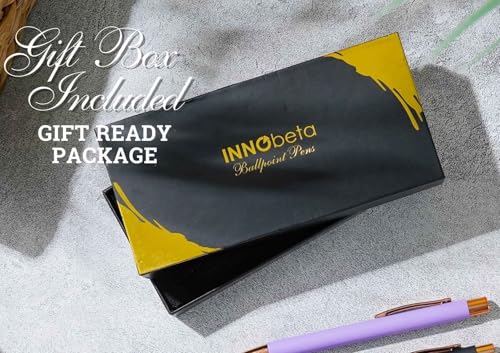 InnoBeta Goat Gifts for Goat Lovers for Women & Girls, Ballpoint Pen Set of 4, Perfect for Birthday, Christmas, Mother's Day
