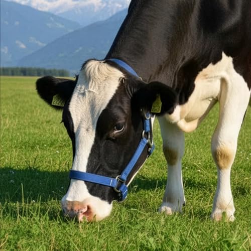 WAKALALA Adjustable Canvas Calf Halter for 110-330 lbs Newborn Livestock