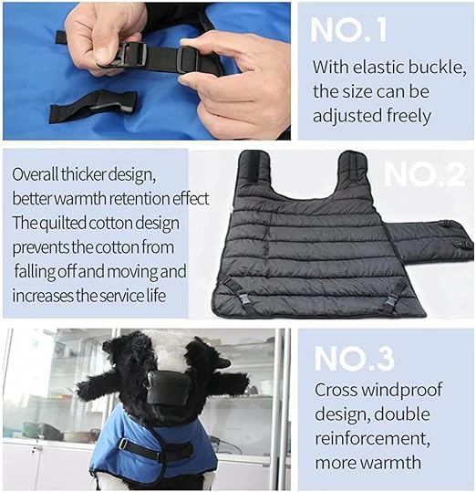 1PC Goat Blanket for Winter - Cold Weather Waterproof Windproof Goat Jacket
