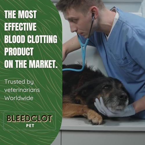 First Aid Blood Clotting Powder | The Best for All Animals to Stop Bleeding, Guaranteed | for Minor Cuts and Severe Arterial Bleeding | from The Makers of BleedStop (4 Pouches (0.5 oz)) - size: 4 Pack, 0.5 oz each