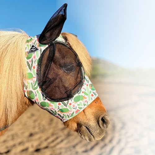 PROFESSIONAL'S CHOICE COMFORTFLY MASK Pony Armadillo (CFM050-ARM) - color: Armadillos, size: Pony