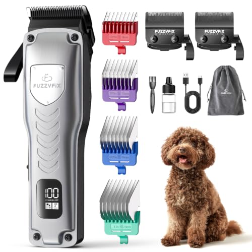 Professional Dog Clippers for Grooming Thick Coats Dog Grooming Kit