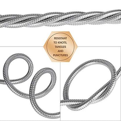 Beaulife Metal Short Garden Hose 3ft Connectors, Drainage Hose for Dehumidifier Small Water Hose Extension High Pressure Bib Reel Extender, Drinking Water Hose for RV Outdoor - size: 3Ft