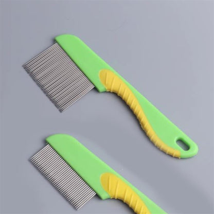 5x Hair Nit Combs Fine Tooth Metal & Plastic Lice Flea Combs for Kids, Pets & Adults Head Nit Comb Set for Head Lice, Dandruff, Flea Eggs, Grooming & Cleaning