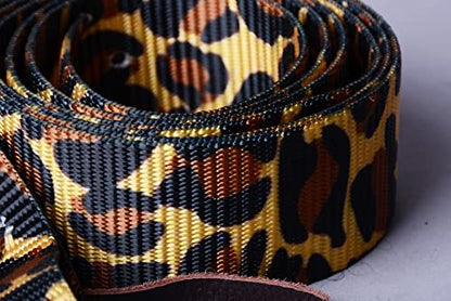 HILASON Nylon Tie Strap 6 Feet Horse Cinch Western Saddle - color: Cheetah
