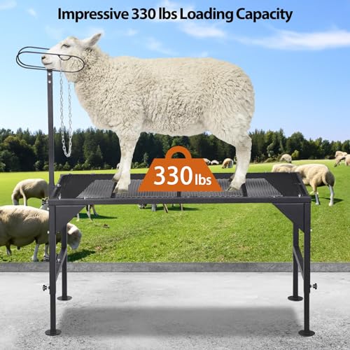 Metal Livestock Stand, Sheep Livestock Stand 50“ x 22.8" - size: 50“ x 22.8"