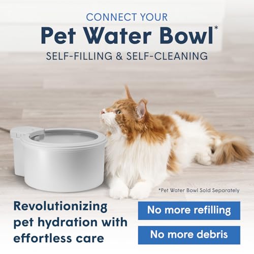 Wall Unit for Auto-Fill Pet Water Bowls