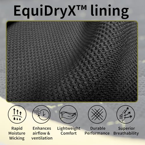 EQUINEWAVE Aria Soft Suede Dressage Saddle Pad – Breathable Moisture-Wicking Lining, Shock-Absorbing Cushion, Contoured Spine, English Horse Saddle Pad - color: Cream Yellow