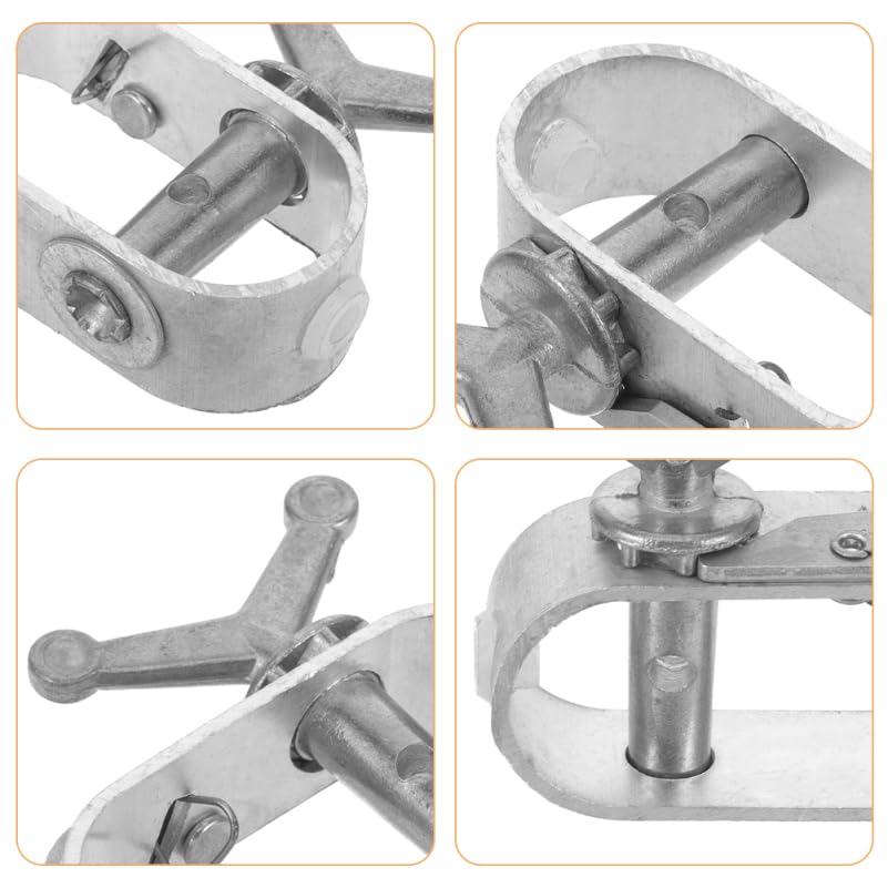 Wire Tightener Tool 4-Pack Heavy Duty Cable Tensioner for Fence Wire Greenhouse Lines Clothesline Pool Cover Metal Line Ratchet Tightener