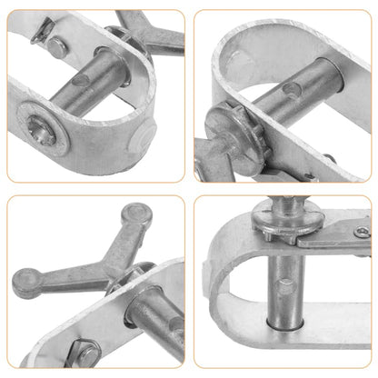 Wire Tightener Tool 4-Pack Heavy Duty Cable Tensioner for Fence Wire Greenhouse Lines Clothesline Pool Cover Metal Line Ratchet Tightener