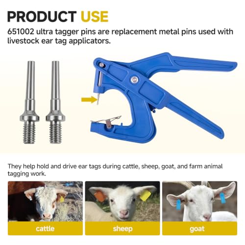 651002 Ultra Tagger Pins Compatible with Y-Tex Applicator, 2-Pack