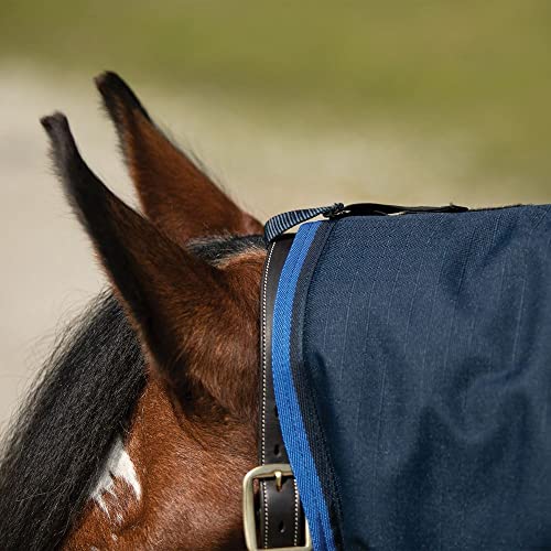 Challenger II V-Free Wither Relief Adjusta-Fit 220g Medium Weight Draft Turnout Blanket Neck Cover | Designed for Draft Horses | Waterproof