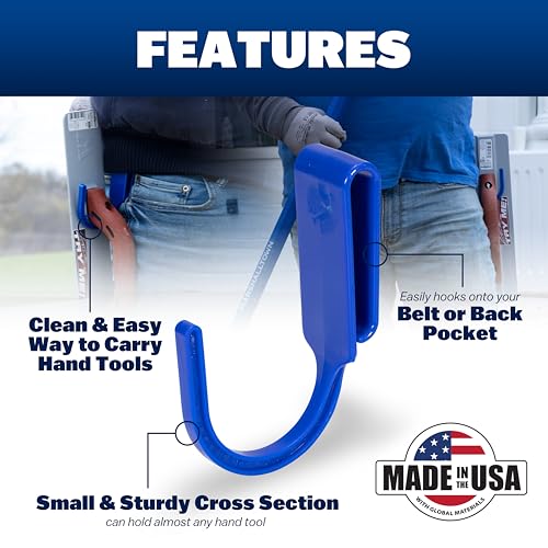 MARSHALLTOWN Tool Hook, Convenient Hand Tool Organization Solution, Trowel Hanger, Made in The USA, 14289