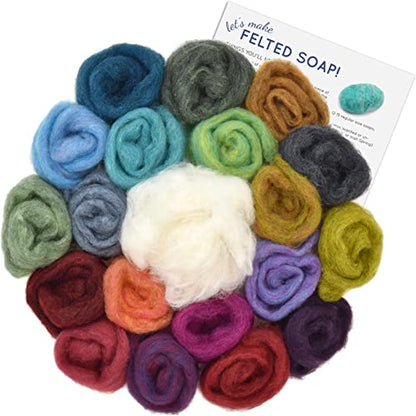 Living Dreams Yarn Soap Felting Starter Kit, Creative Kids Craft - color: Wet Felting Kit - Felted Soap