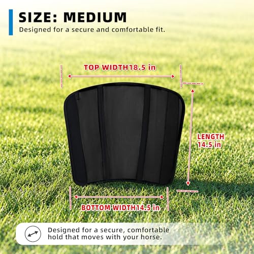Fly Boots for Horses Set of 4, Breathable Mesh Horse Fly Boots with Support Stays, Adjustable Hook and Loop Closure, Helps Reduce Fly Bites & Stomping, Horse Leg Wraps for Pasture Turnout