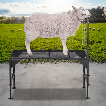 Metal Livestock Stand, Sheep Livestock Stand 50“ x 22.8" - size: 50“ x 22.8"