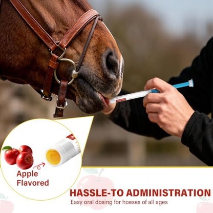 Horse Paste 1.87% – 4 Pack (6.08g Each) Apple Flavored Oral for Horses