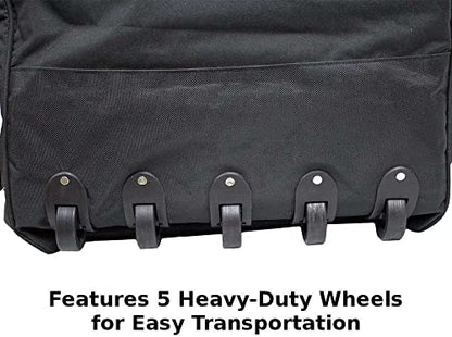 Derby Originals Waterproof Rolling Hay Bale Bag with Easy Carry Handles for Hassle Free Storage and Transport