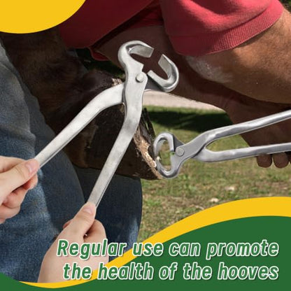 15 Inch Stainless Steel Horse Hoof Nipper Heavy-Duty Hoof Trimmer Cutter