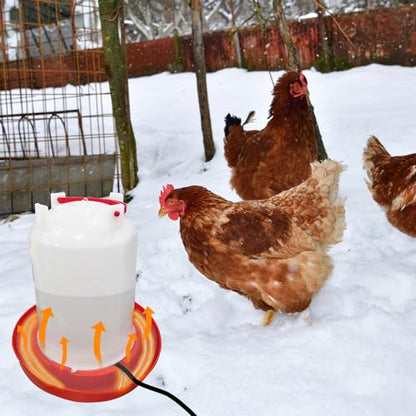 Chicken Water Heater Cord, Freeze-Proof Cable for Poultry Waterers, 1 Pack