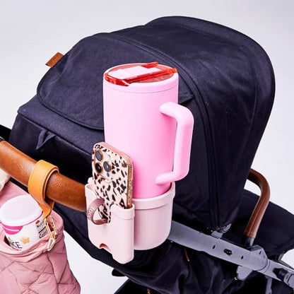 BrüMate Era Flip 40oz Tumbler with 100% Leakproof Covered Straw Lid | Hygienic Covered Straw | Insulated Stainless Steel Water Bottle with Handle | Cup Holder Friendly | BPA-Free (Java) - color: Java, size: 40 Ounces