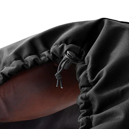 SmithBuilt English Saddle Cover, Black - Breathable, Waterproof Fleece-Lined Fitted Protector - color: Black