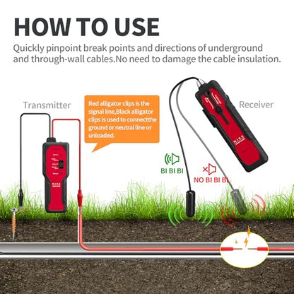 Underground Wire Locator for Pet Fence & Cable Detection