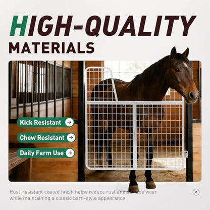 52" W x 62" H Horse Stall Gate for Livestock Enclosures