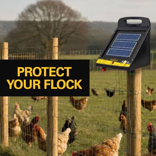 Zareba 10 Mile Solar Powered Low Impedance Electric Fence Charger