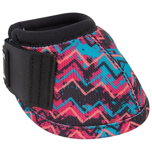 Classic Equine Dyno Turn Bell Boots - color: Techno, size: Large