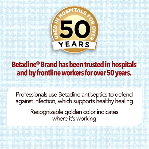 Betadine Antiseptic Povidone Iodine Solution 8 Fl Oz, 2 Pack - size: 8 Fl Oz (Pack of 2)