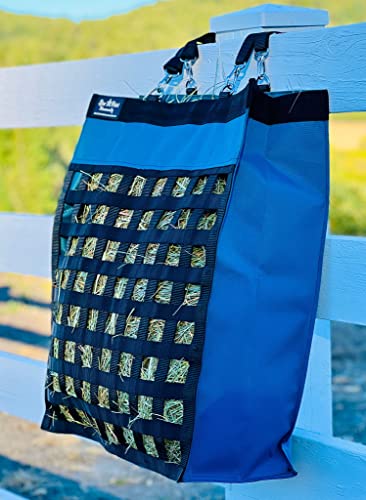Star Point Horsemanship Teal Slow Feed Hay Bag