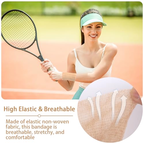 Self Adhesive Bandage Wrap 4 in, Elastic Vet Wrap, Athletic Sports Wraps