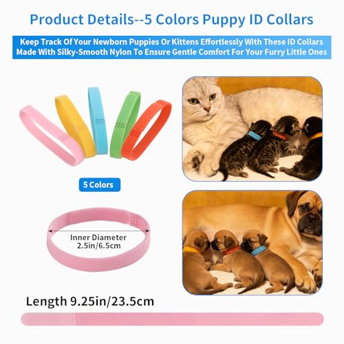 Animal Birth Kit: Clamps, Hemostat, Feeding Tube & Collars for Puppies | Complete kit for puppies, kittens, lambs. Includes 15 clamps, scissors, bulb syringe. Trusted for farm & home use.
