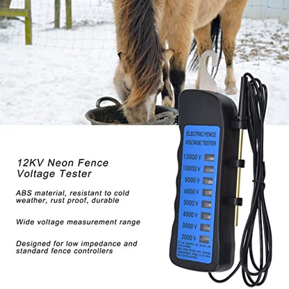 12kV Electric Fence Tester for Farms - Voltage Detector
