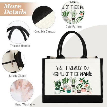 GevGuxLuo Tote Bag for Women Animal Lover Bag Gift for Women - color: Plants