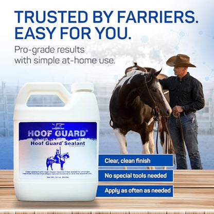 Hoof Guard Sealant Refill, Horse Hoof Protector & Hardener w/Aramid, 32 oz