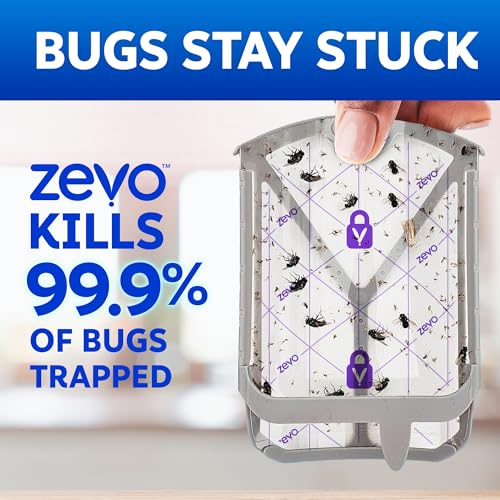 Zevo Flying Insect Trap Refill Cartridges for Fruit Flies & Gnats, 10 Count - style: 10 Refill Cartridges