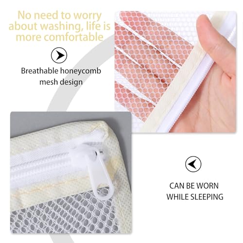 4Pcs Small Mesh Laundry Bags for Delicates Hanging Mini 12 x 10 Inches Durable Lingerie Bags for Washing Machine Wash Laundry Net Bag for Lingerie Underwear Socks Baby Clothes Travel 32x27cm