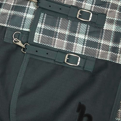 HORZE Nevada 1200D Lightweight Waterproof Horse Turnout Sheet with Fleece Lining (No Fill) - Urban Chic - 75 in