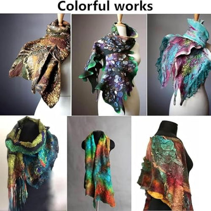 Manual Wool Felt Drum Carder, Wool Carding Machine, Fast Color Mixing, Combing, for DIY Wool Felt, Handicraft Enthusiasts