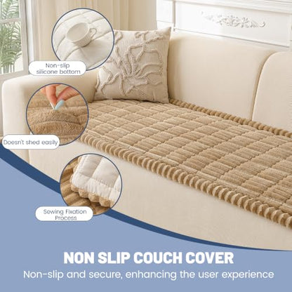 Couch Covers for Dogs (Brown, 27.6" x 70.8") - color: Brown, size: 27.6"x70.8"