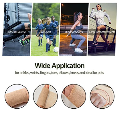 24pcs Self Adhesive Bandage Wraps, 2in 5 Yards, 12 Colors, Vet Wrap - size: 24pcs, 12 Color