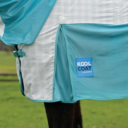 Kool Coat Cotton Airstream II Detach-A-Neck White/Mint 81 - size: 81
