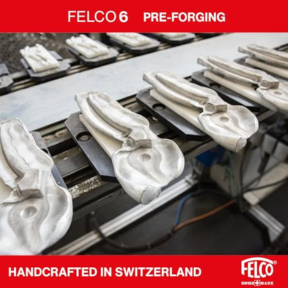 Felco F6 Pruning Shears – 7.7" Swiss-Made Garden Clippers for Medium Hands | Hand Pruners for Gardening | Garden Tool Cutter with Precision Bypass Blade, Forged Aluminum Handles, Replaceable Parts - size: F6 Medium Ergo