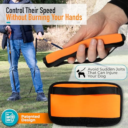 30ft Long Leash for Dogs - Long Line Dog Leash for Training Recall/Commands at Distance - Nylon, Heavy Duty - Ideal for Large & Small Breeds - size: 30ft