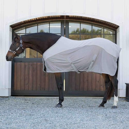 Equinavia Sommer Stable Sheet with NordicAir™ Tech - Slate Grey - 84 in - color: Slate Grey, size: 84 in