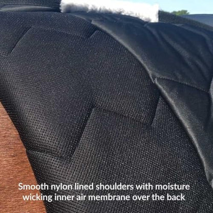 Country Pride Arctic Shield Heavyweight Turnout Blanket, 1680D Ballistic Nylon, 300g Insulation, Waterproof and Breathable, Shoulder Gussets and Tail Cover, Adjustable Double Buckle Front (68) - size: 68